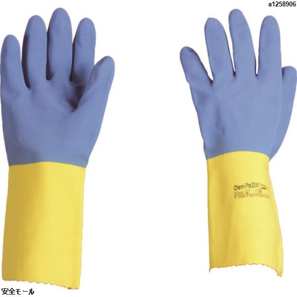 アンセル 耐薬品手袋 アルファテック 87‐224 Lサイズ　872249　1双|保護具|工業用副資材A