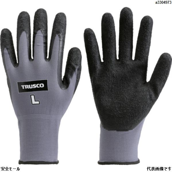 TRUSCO グリップフィット手袋 天然ゴム Mサイズ　TGL250M　1双|保護具|工業用副資材A