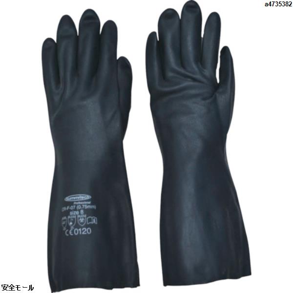 サミテック 耐油・耐溶剤手袋 サミテックCR-F-07 L ダークブルー　4489　1双|保護具|工業用副資材A