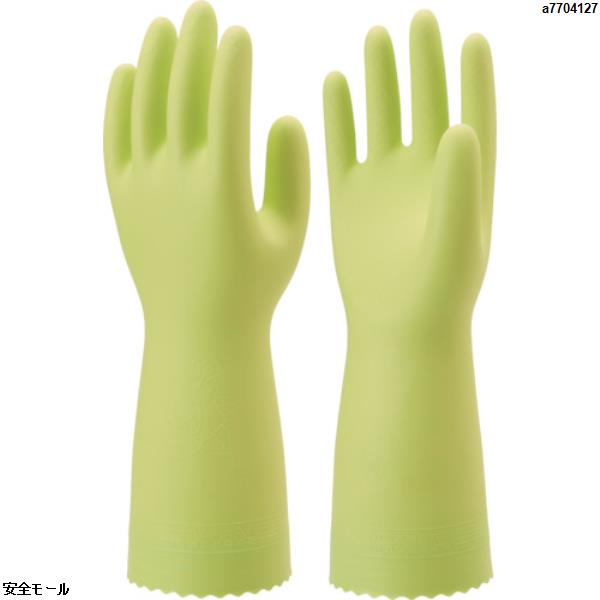 ショーワ 塩化ビニール手袋 ナイスハンドミュー中厚手 グリーン Lサイズ　NHMICLG　1双|保護具|工業用副資材A