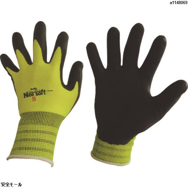 富士手袋 ブレリスネオソフト　9500SBK　1双|保護具|工業用副資材A