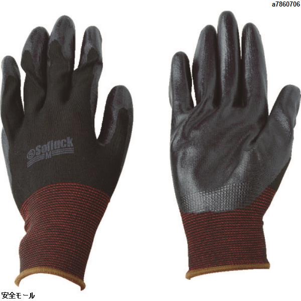 丸五 ソフ楽っく#2300 ブラック M　SR2300BKM　1双|保護具|工業用副資材A