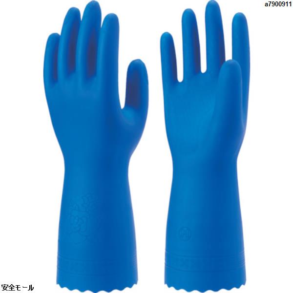 ショーワ 塩化ビニール手袋 ブルーフィット(薄手)3双パック Mサイズ　NO181M3P　1袋|保護具|工業用副資材A