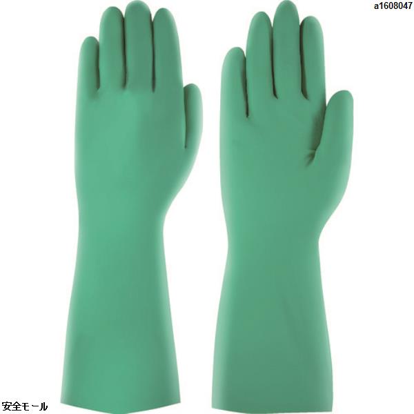 アンセル 耐油・耐薬品ニトリル手袋 アルファテック ソルベックス 37-873 中厚手 L　378739　1双|保護具|工業用副資材A