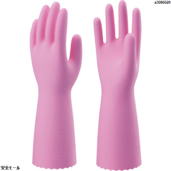 ショーワ 塩化ビニール手袋 No132ビニトップ厚手 ピンク Mサイズ　NO132MP　1双|保護具|工業用副資材A