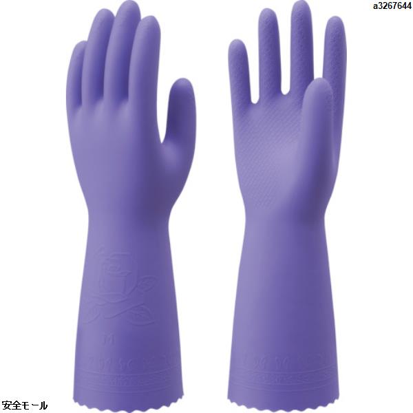 ショーワ 塩化ビニール手袋 No132ビニトップ厚手 バイオレット Sサイズ　NO132SV　1双|保護具|工業用副資材A