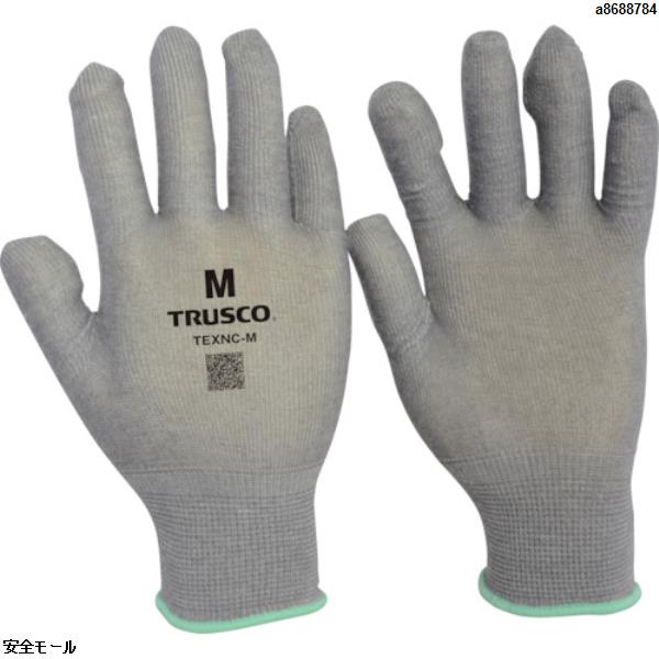 TRUSCO 発熱インナー手袋 Mサイズ 1双入り　TEXNCM　1双|保護具|工業用副資材A