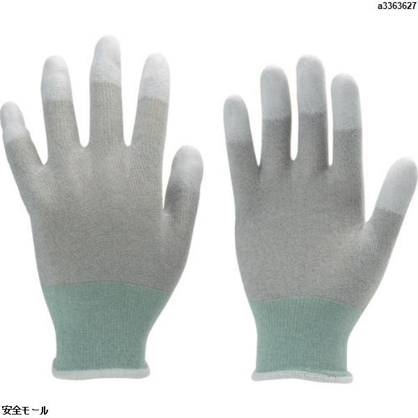 TRUSCO 指先コート静電気対策用手袋 Mサイズ　TGL2996M　1双|保護具|工業用副資材A
