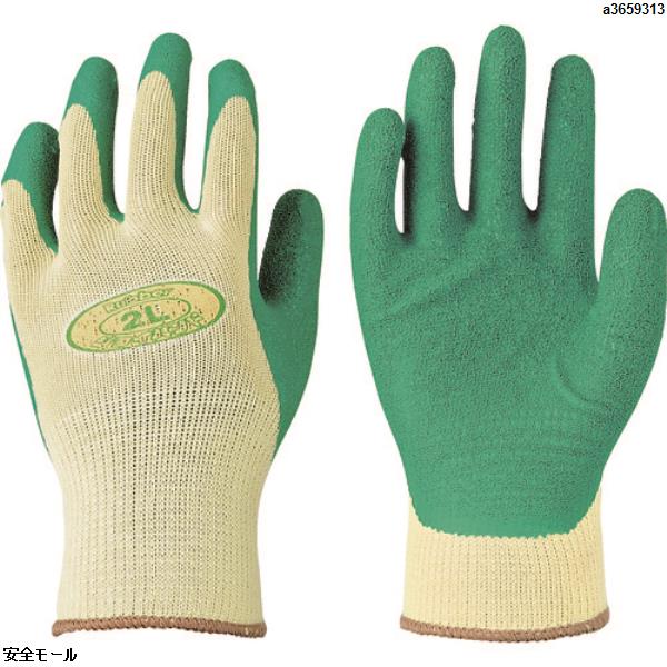 トワロン 天然ゴム背抜き手袋 ジョイハンドゴム背抜き LL　307LL　1双|保護具|工業用副資材A