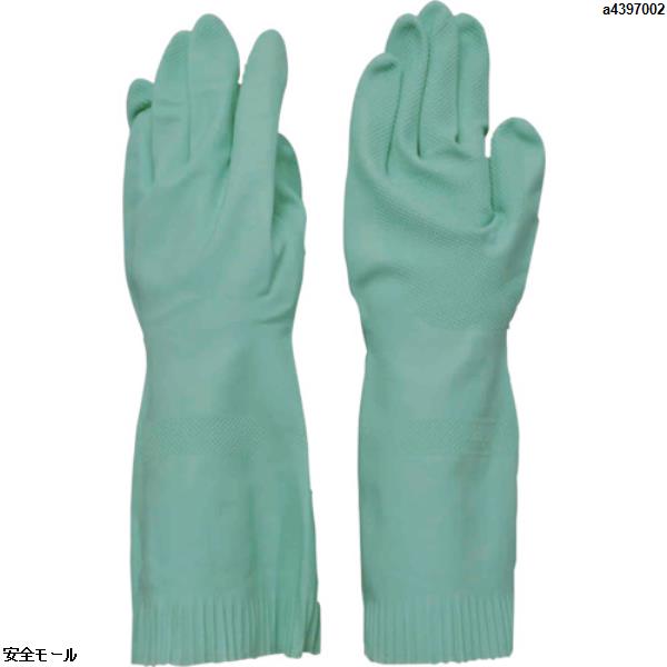 ダンロップ 天然ゴム厚手 裏毛付 L グリーン　6334　1双|保護具|工業用副資材A