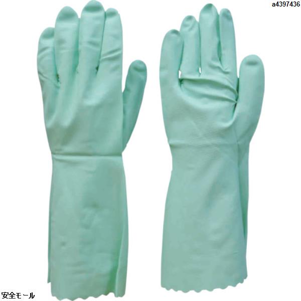 ダンロップ ジョーブネ ニトリル中厚手 Lグリーン　8734　1双|保護具|工業用副資材A