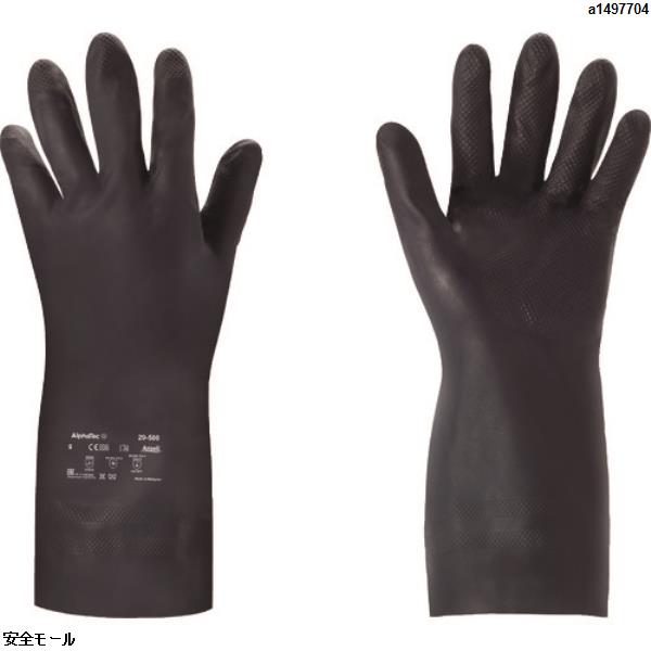 アンセル 耐薬品手袋 アルファテック 29-500 Mサイズ　295008　1双|保護具|工業用副資材A