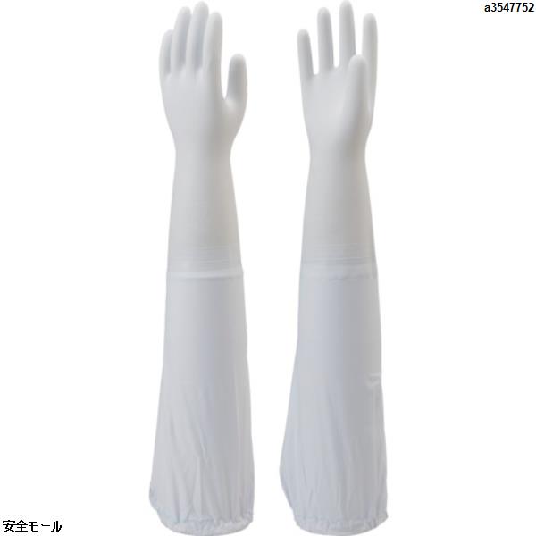 ショーワ 腕カバー付手袋薄手 No240 ホワイト Lサイズ　NO240LW　1双|保護具|工業用副資材A