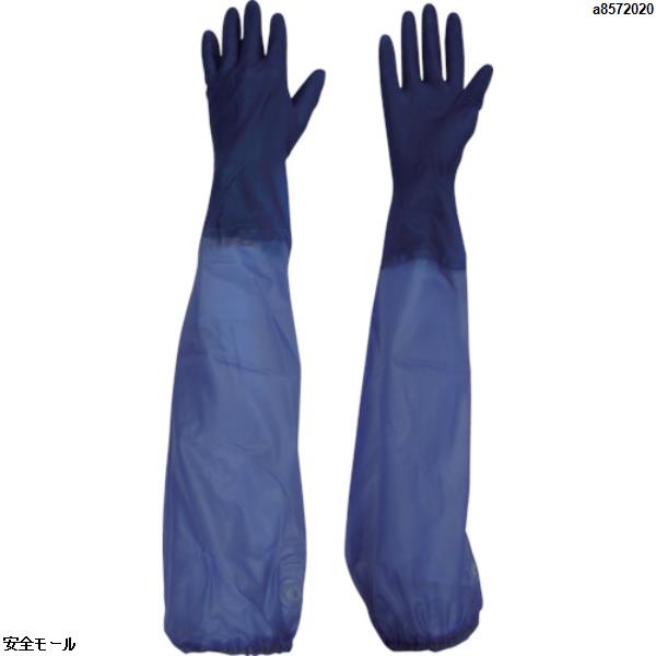 ビニスター 腕カバー付手袋 ビニスター腕カバー付マリン M　778M　1双|保護具|工業用副資材A