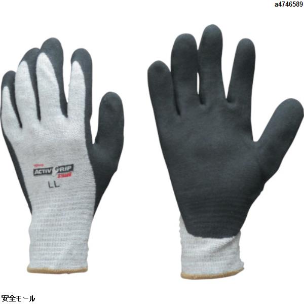 トワロン ニトリル背抜き手袋 アクティブグリップストロング LL　523LL　1双|保護具|工業用副資材A