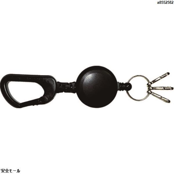 TRUSCO カラビナリール キーリング付 M　TKRKM　1個|保護具|工業用副資材A