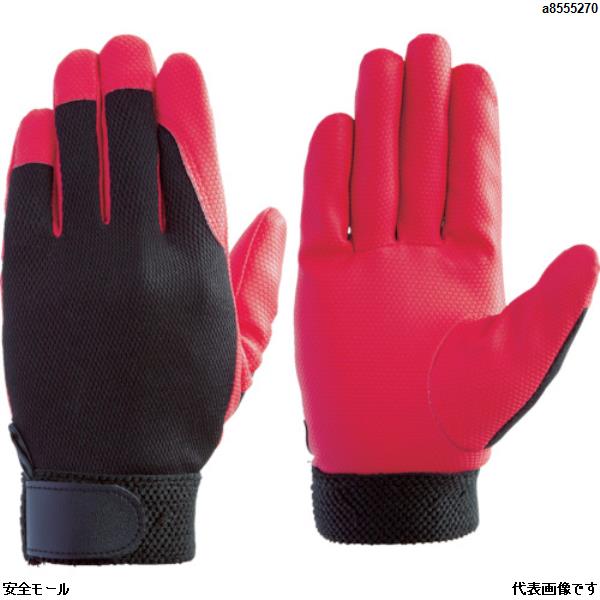富士グローブ 合皮手袋 デジレッド M　0914　1双|保護具|工業用副資材A