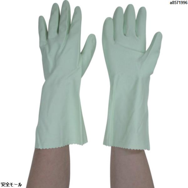 ビニスター 塩化ビニール手袋 トワローブフルール中あつ手 グリーン L　756L　1双|保護具|工業用副資材A