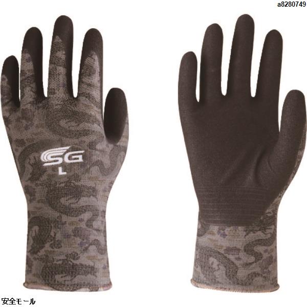 トワロン ニトリル背抜き手袋 SG-A047 ドラゴングレー L　SGA047L　1双|保護具|工業用副資材A