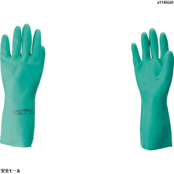 アンセル 耐油・耐薬品ニトリル手袋 アルファテック ソルベックス 中厚手 37-175 Lサイズ　371759　1双|保護具|工業用副資材A