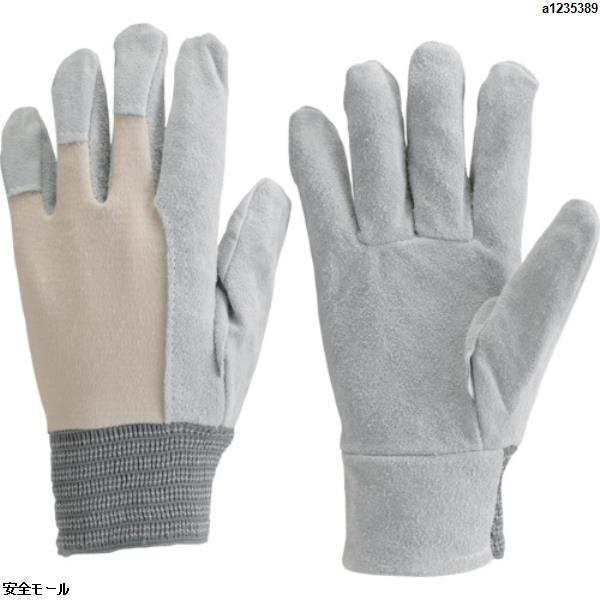TRUSCO 袖口ゴムタック式革手袋 フリーサイズ　JK126　1双|保護具|工業用副資材A