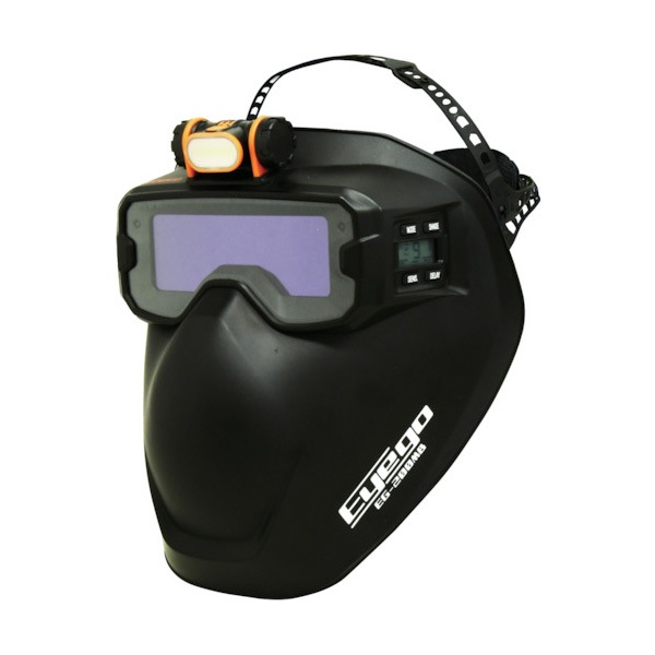 SUZUKID 液晶式自動遮光溶接ゴーグルマスク アイゴ マットブラック EG-200MB|溶接面|溶接用品