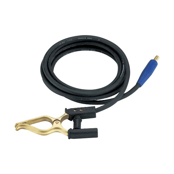 TRUSCO アースクリップジョイント付キ 5m TWC-225KE|電気溶接用品|溶接用品
