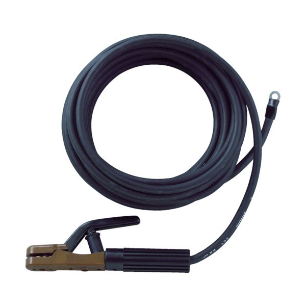 TRUSCO キャブタイヤケーブル ホルダ丸端子付 10m TCT-2210KH|電気溶接用品|溶接用品