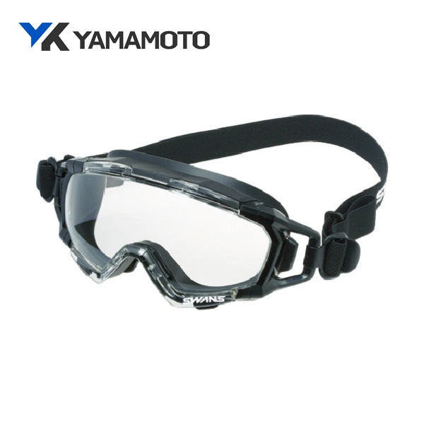 YAMAMOTO ゴグル型保護メガネレスキューモデル SS-7000CL JIS BLK|ゴーグル (ゴグル）|ゴーグルなどの保護メガネ