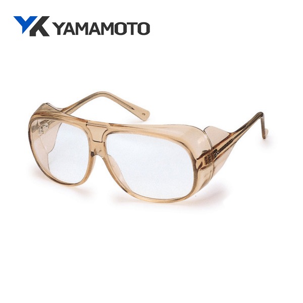 YAMAMOTO 二眼型保護メガネ(フレームタイプ) PET セーフティグラス 大型ワイドタイプ YS-180B|保護メガネ|ゴーグルなどの保護メガネ