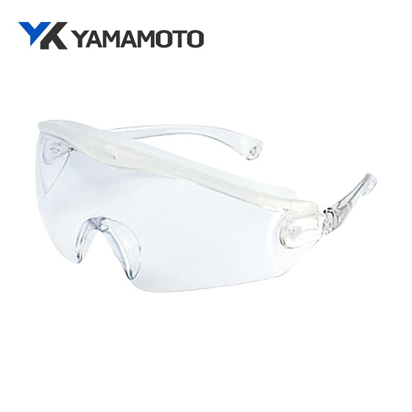 YAMAMOTO 一眼型セーフティグラス レンズ色クリア テンプルカラークリア JIS規格品 SN-730CLA|保護メガネ|ゴーグルなどの保護メガネ