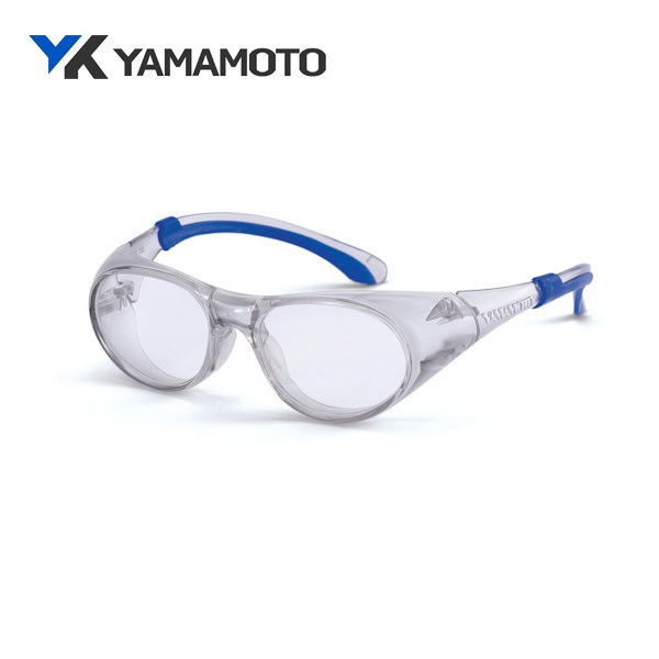 YAMAMOTO 二眼型保護メガネ レンズ色クリア YS-88 BLU|保護メガネ|ゴーグルなどの保護メガネ