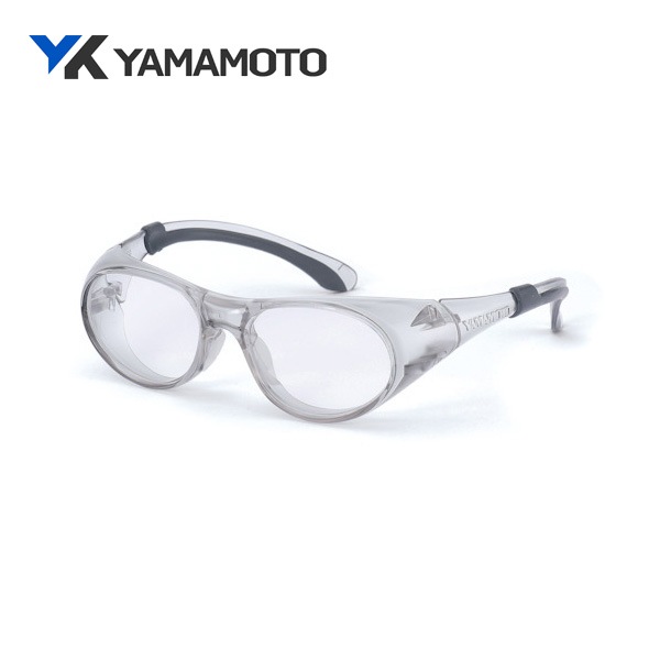 YAMAMOTO 二眼型保護メガネ レンズ色クリア YS-88 GRY|保護メガネ|ゴーグルなどの保護メガネ
