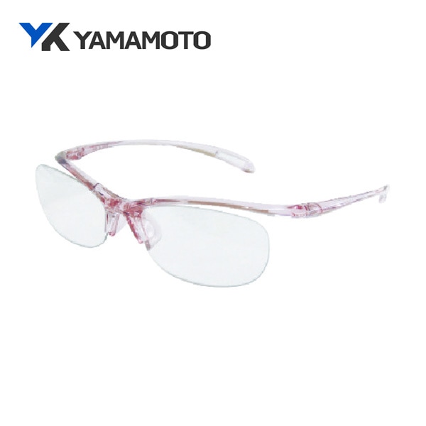 YAMAMOTO ブルーライトカットグラス クリアピンク YA-580BC CLA PINK|保護メガネ|ゴーグルなどの保護メガネ