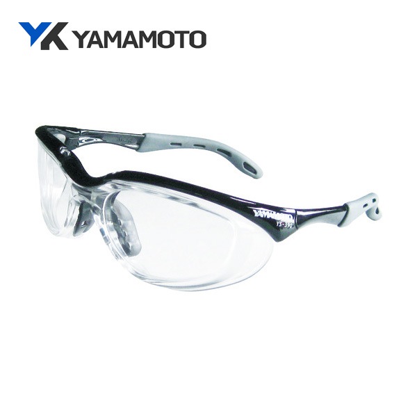 YAMAMOTO 保護メガネ 2眼型 PET-AF YS-390 PET-AF BLK|保護メガネ|ゴーグルなどの保護メガネ