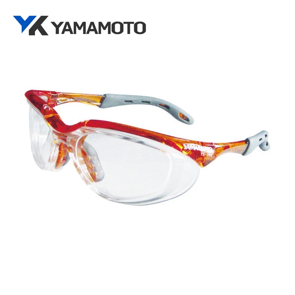 YAMAMOTO 保護メガネ 2眼型 PET-AF YS-390 PET-AF ORG|保護メガネ|ゴーグルなどの保護メガネ