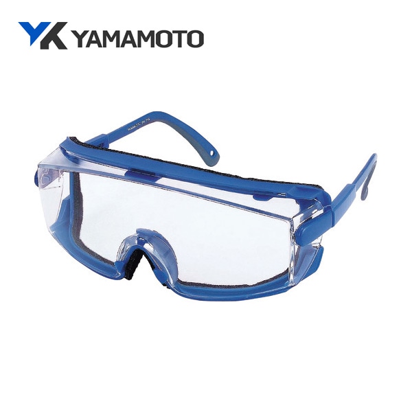 YAMAMOTO 一眼型保護メガネ ゴグル型 レンズ色クリア JIS T 8147規格品 上ヒサシサイド付 SN-715 PRO|保護メガネ|ゴーグルなどの保護メガネ