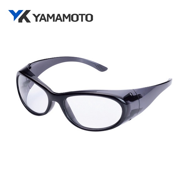 YAMAMOTO 二眼形保護メガネ YS-210 CBLK|保護メガネ|ゴーグルなどの保護メガネ