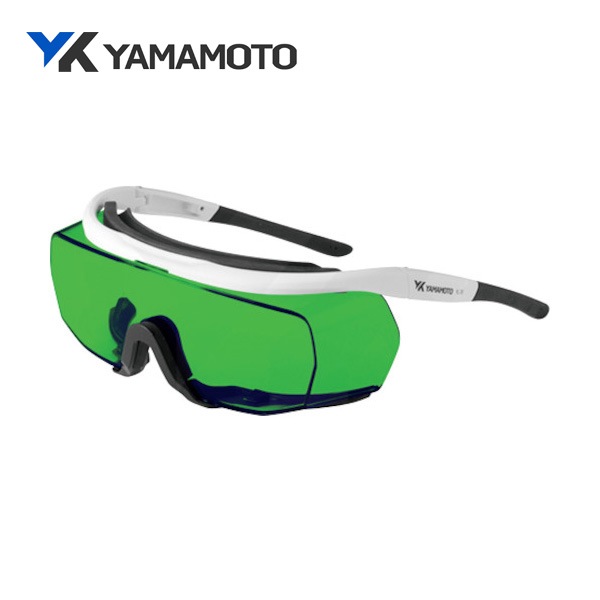 YAMAMOTO レーザー光用遮光一眼形メガネ FIBER ハイタイプ CE YL-780 FIBER HT|保護メガネ|ゴーグルなどの保護メガネ