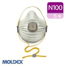 MOLDEX モルデックス N100 使い捨て 防塵マスク CDC NIOSH 検定合格 4700N100 （5枚入）|使い捨て式防塵マスク|保護マスク