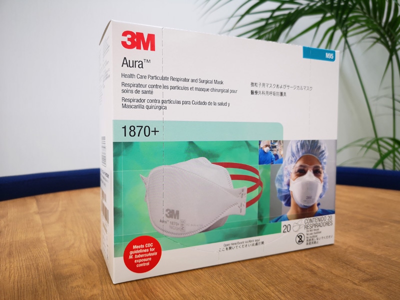 N95 マスク 医療用 3M CDC NIOSH 検定合格 Aura 微粒子用マスク