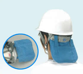 【暑さ対策グッズ】クールDEアイス【ヘルメットの内側に簡単装着　保冷剤タイプ】|首・頭用暑さ対策商品|暑さ対策商品