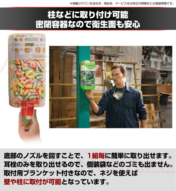 MOLDEX ���� ��ƥ� �ץ饰���ơ������ 6875��500�ȡ˼ײ� NRR 33dB