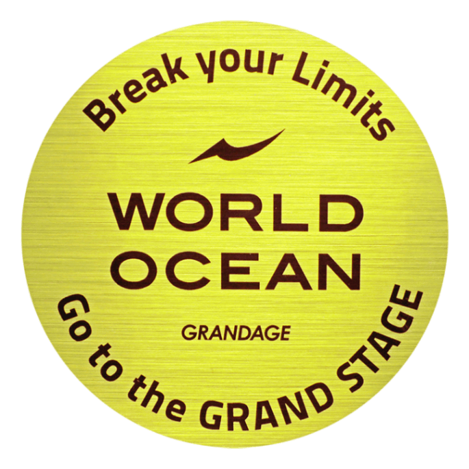 GRANDAGE WORLD OCEAN エンドキャップ ステッカー