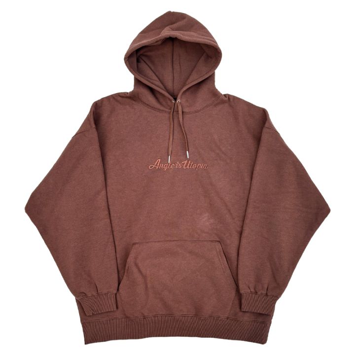 Angler's Utopia ワントーン フーディー BROWN