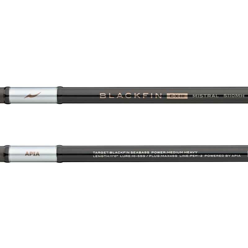 BLACKFIN EX3 MISTRAL S110MH | ロッド,ブラックフィンシーバス | APIA