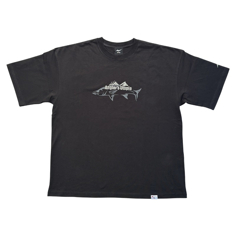 AU SEABASS ワイド Tシャツ BLACK