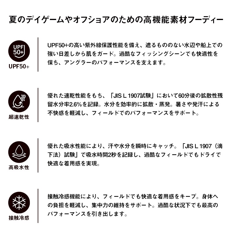APIA サンプロテクト フーディー TYPE2 SIMPLE 6