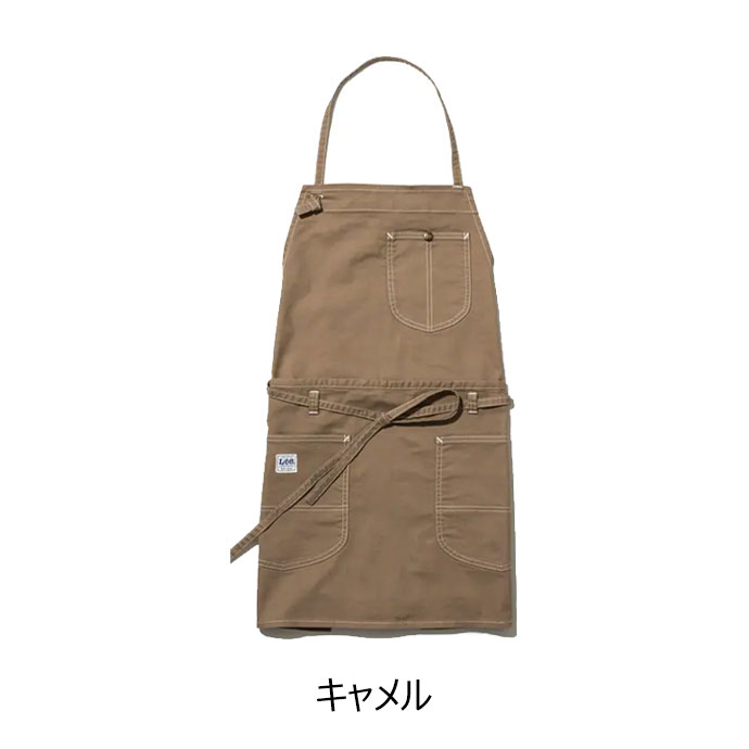 首掛けエプロン 胸当て／腰下エプロン 2WAYエプロン Lee LCK79012 カフェ・物販 制服 [全3色]【取り寄せ品】
