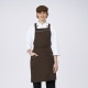 たすき掛けエプロン 制電 耐塩素加工 T-7826 アルベ 飲食・カフェ制服 [全7色]【取り寄せ品】
